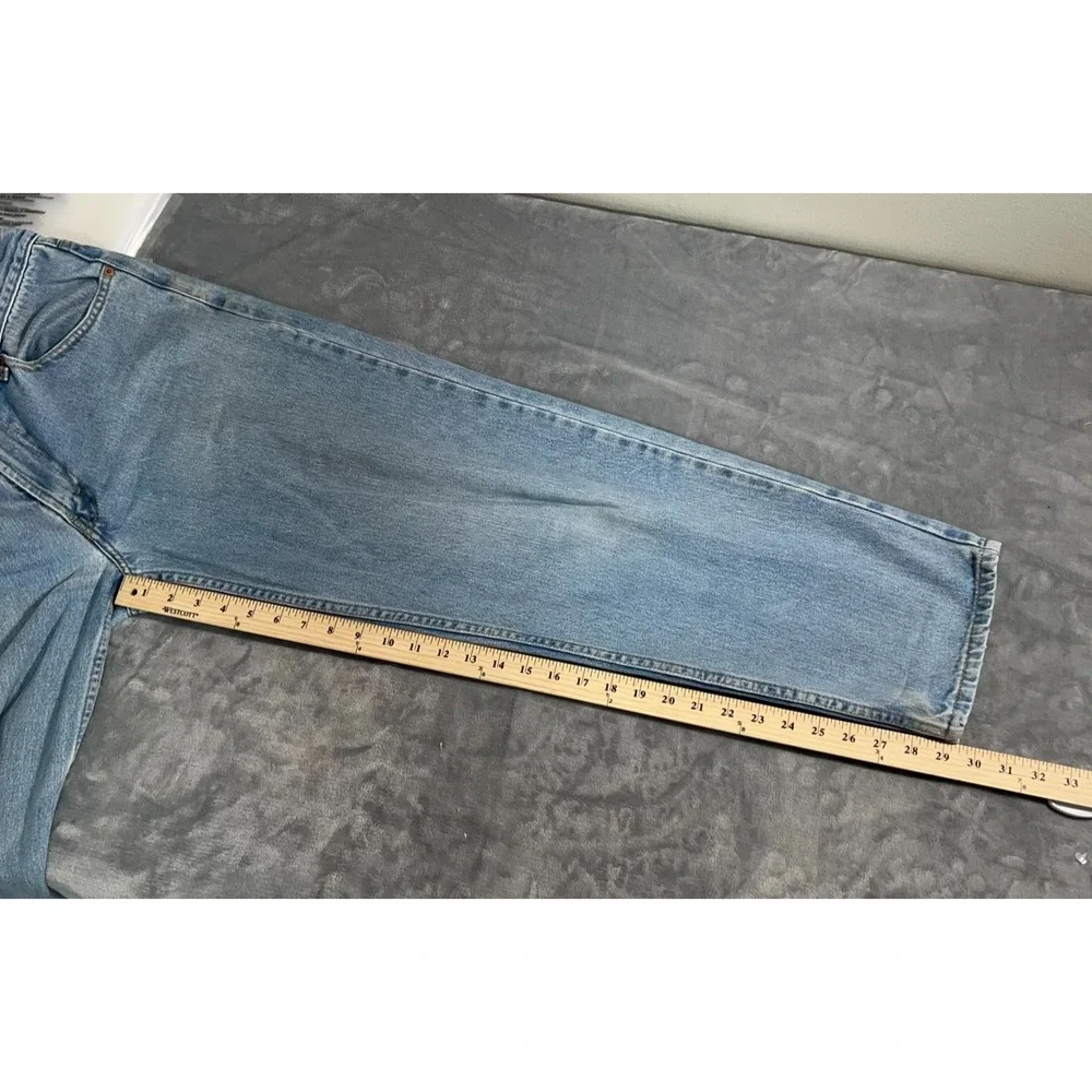 Vintage Levis 560 Jeans Mens 31x30 Light Blue Y2K Baggy Loose Faded Relaxed VTG